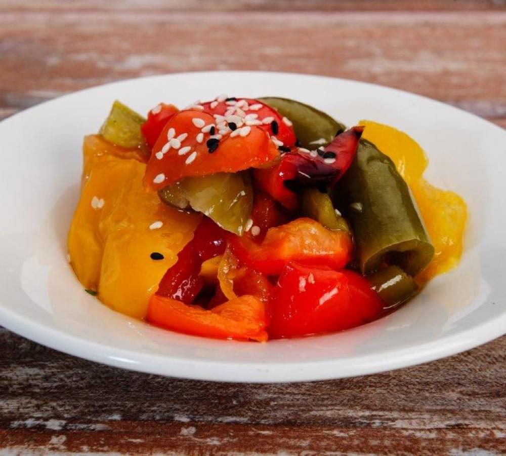 Philadelphia Salad - Marinated Peppers
