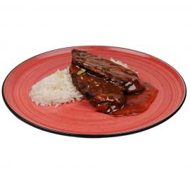 Beef With BBQ Sauce